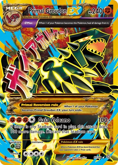 Primal Groudon EX (Shiny Full Art) (FA)