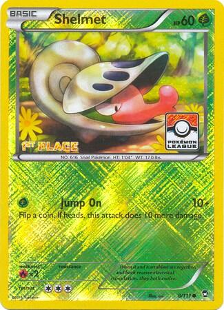 Shelmet - 8/111 (Pokemon League) [1st Place] (1st Edition)
