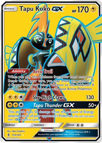 Tapu Koko GX (Full Art) (FA)