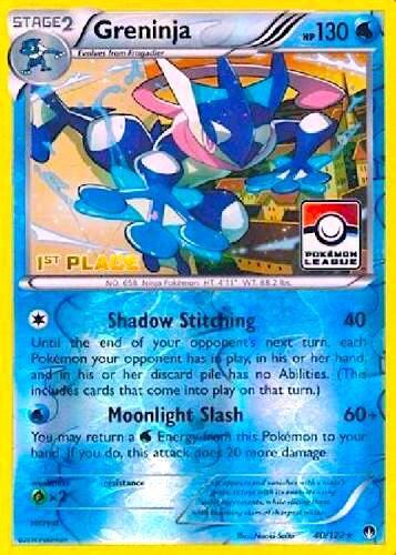 Greninja - 40/122 (Pokemon League) [1st Place] (1st Edition)
