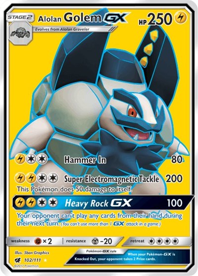 Alolan Golem GX (Full Art) (FA)