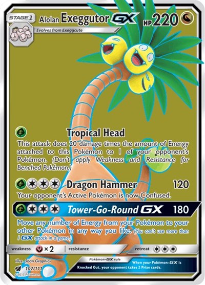 Alolan Exeggutor GX (Full Art) (FA)