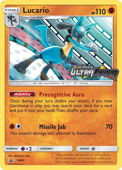 Lucario - SM95 (Prerelease)