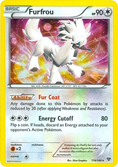 Furfrou - 114/146 (Cosmos Holo)