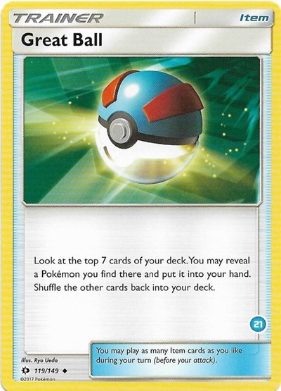 Great Ball (#21, Alolan Ninetales Half-Deck)