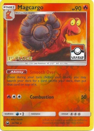 Magcargo - 24/168 (League Challenge) [1st Place] (1st Edition)