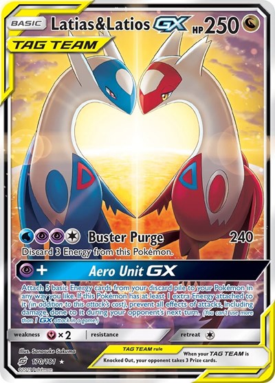 Latias & Latios GX (Alternate Full Art) (FA)