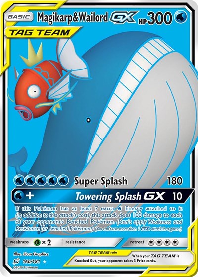 Magikarp & Wailord GX (Full Art) (FA)