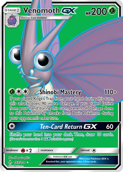 Venomoth GX (Full Art) (FA)