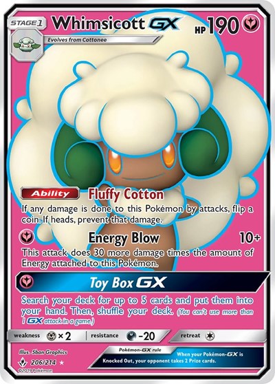 Whimsicott GX (Full Art) (FA)