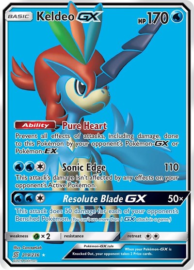 Keldeo GX (Full Art) (FA)