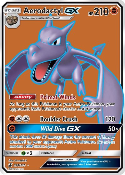 Aerodactyl GX (Full Art) (FA)
