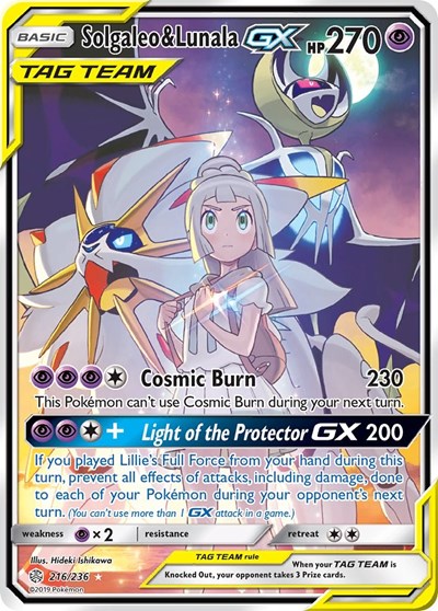 Solgaleo & Lunala GX (Full Art) (FA)