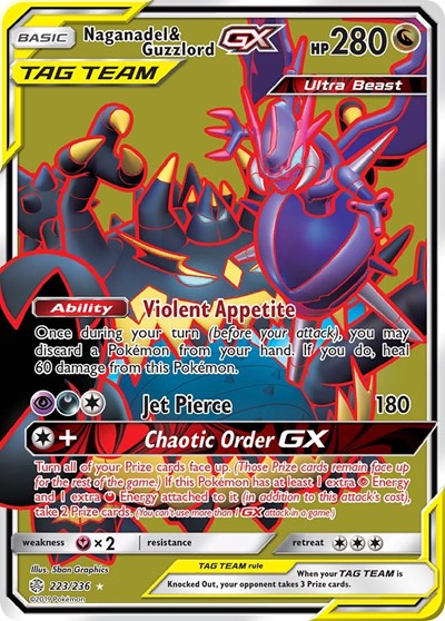 Naganadel & Guzzlord GX (Full Art) (FA)