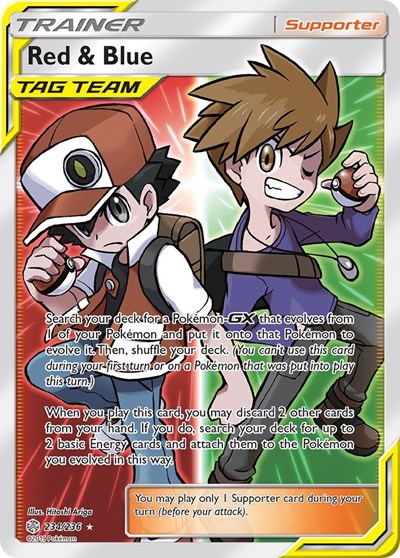 Red & Blue (Full Art) (FA)