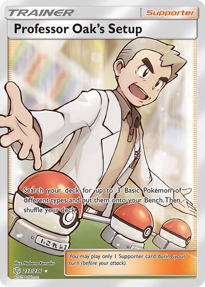 Professor Oak's Setup (Full Art) (FA)