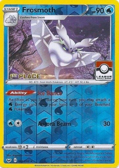 Frosmoth - 064/202 (League Challenge) [1st Place] (1st Edition)