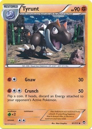 Tyrunt - 61/111 (Cosmos Holo)