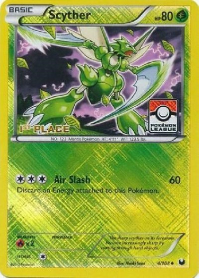 Scyther - 4/108 (Pokemon League) [1st Place] (1st Edition)