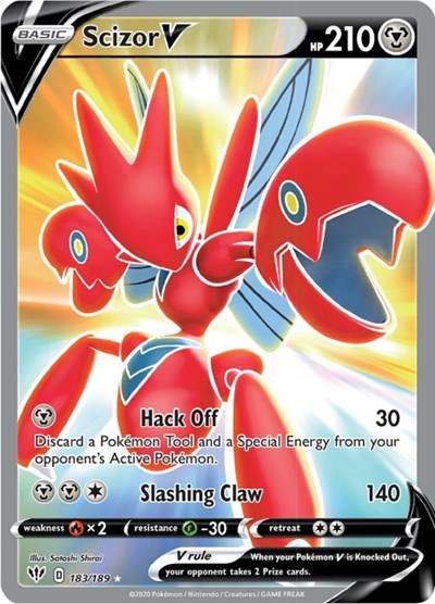 Scizor V (Full Art) (FA)