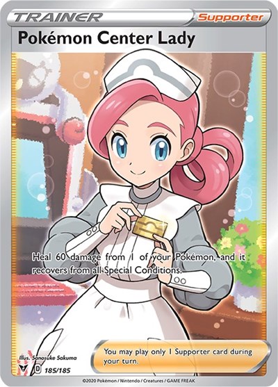 Pokemon Center Lady (Full Art) (FA)