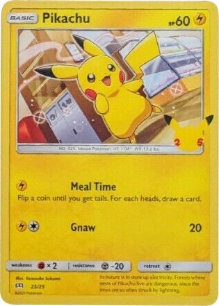 Pikachu - 25/25