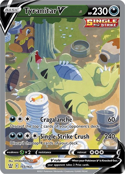 Tyranitar V (Alternate Full Art) (FA)