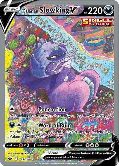Galarian Slowking V (Alternate Full Art) (FA)