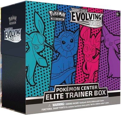 Evolving Skies Pokemon Center Elite Trainer Box [Glaceon/Vaporeon/Sylveon/Espeon] (Exclusive) (PC ETB)