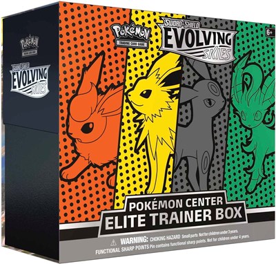 Evolving Skies Pokemon Center Elite Trainer Box [Jolteon/Flareon/Umbreon/Leafeon] (Exclusive) (PC ETB)