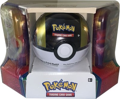 Pokemon - Poke Ball Tin + 2 Kanto Power Mini Tins - Ultra Ball (MBT)