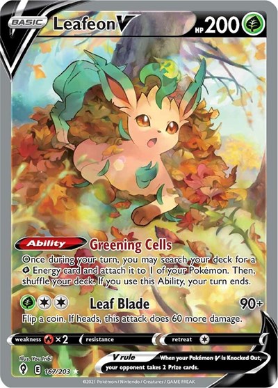 Leafeon V (Alternate Full Art) (FA)