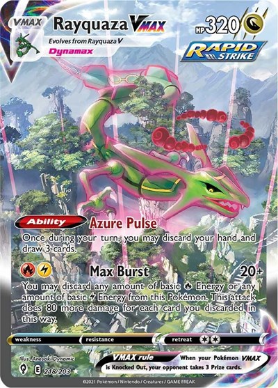 Rayquaza VMAX (Alternate Art Secret) (AA)