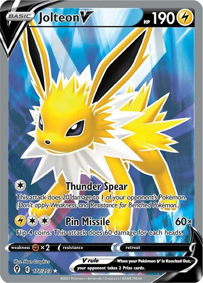 Jolteon V (Full Art) (FA)