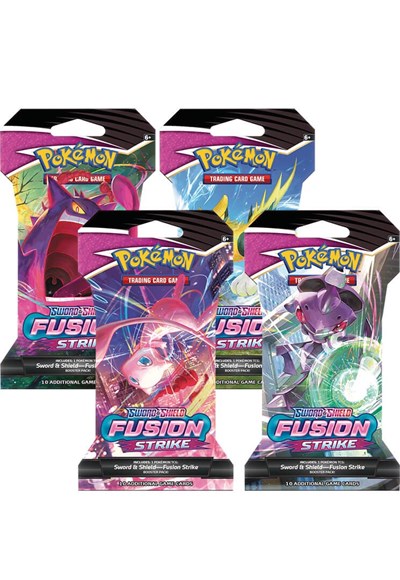 Fusion Strike Sleeved Booster Pack Art Bundle [Set of 4] (SBP)