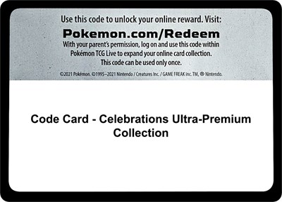 Code Card - Celebrations Ultra-Premium Collection (UPC)