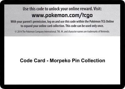 Code Card - Morpeko Pin Collection