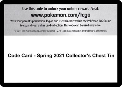 Code Card - Spring 2021 Collector's Chest Tin