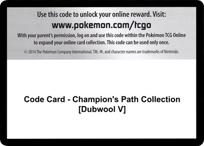 Code Card - Champion's Path Collection [Dubwool V]