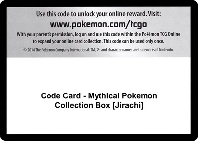 Code Card - Mythical Pokemon Collection Box [Jirachi] (CB)