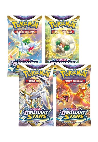 Brilliant Stars Booster Pack Art Bundle [Set of 4] (BP)