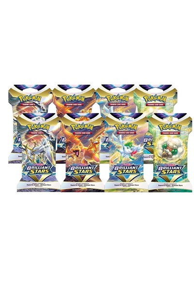 Brilliant Stars Sleeved Booster Pack Bundle [Set of 8] (SBP)