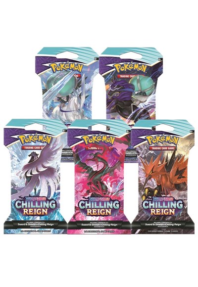 Chilling Reign Sleeved Booster Pack Art Bundle [Set of 5] (SBP)