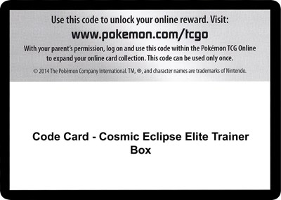 Code Card - Cosmic Eclipse Elite Trainer Box (ETB)