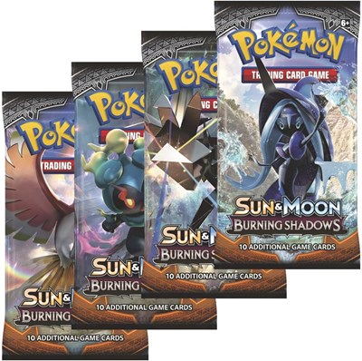Burning Shadows Booster Pack Art Bundle [Set of 4] (BP)