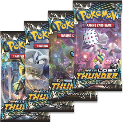 Lost Thunder Booster Pack Art Bundle [Set of 4] (BP)