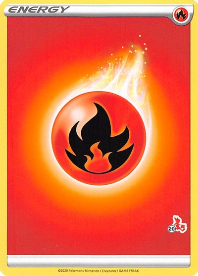 Fire Energy (#20 Cinderace Stamped)