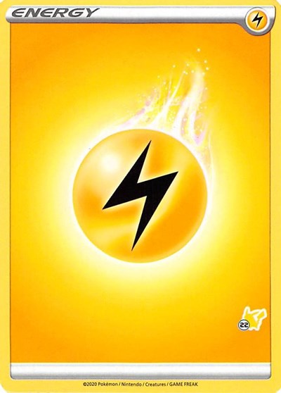 Lightning Energy (#22 Pikachu Stamped)