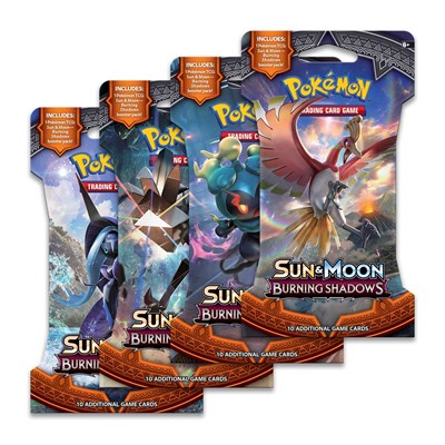 Burning Shadows Sleeved Booster Pack Art Bundle [Set of 4] (SBP)