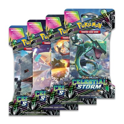 Celestial Storm Sleeved Booster Pack Art Bundle [Set of 4] (SBP)